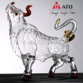 Novelty Animal Bull Bull Whisky Glass Decanter